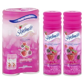 Skintimate PX-564 Signature Scents Moisturizing Shave Gel for Women, Raspberry Rain Scent with Vitamin E and Olive Butter - 7 Ounce Twin Pack