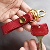 TAVARAT Tps-002 Keychain, Genuine Leather, Made in Japan, Himeji Leather,