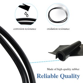 FUSCH Slide Sunroof Seal Upper Sunroof Frame Weatherstrip Seal Compatible with 1994-1999 Land Rover Discovery 1 1999-2004 Land Rover Discovery 2 Manual Or Electric Sunroof Replace # EEQ500010