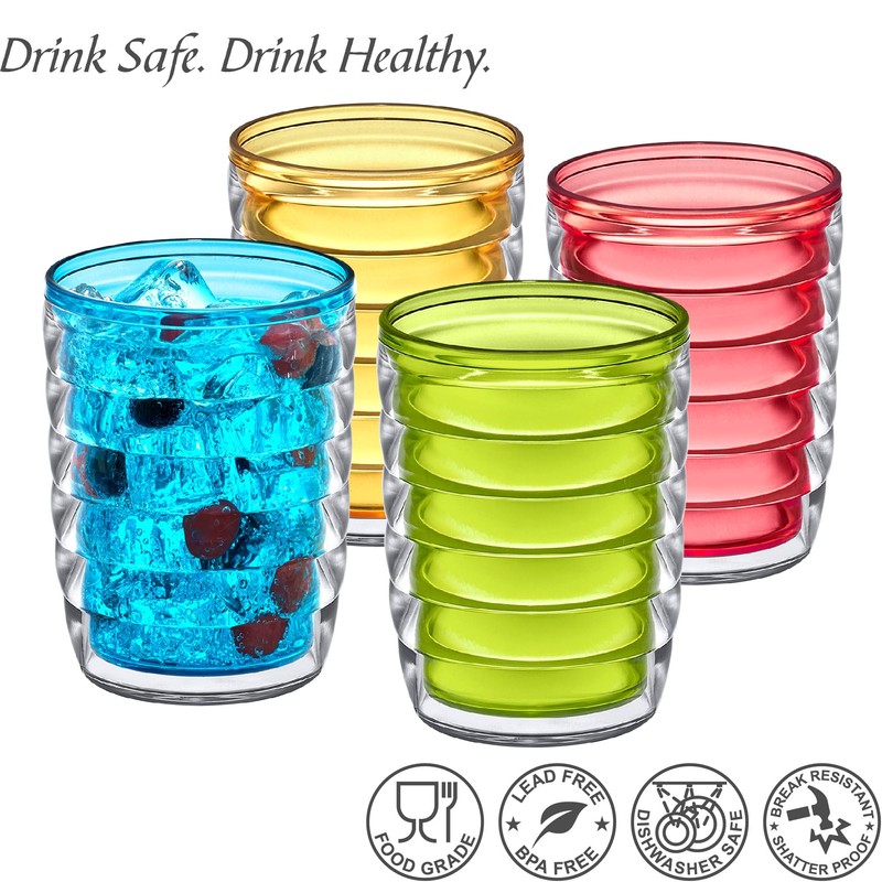 Amazing Abby - Arctic - 16-Ounce Insulated Plastic Tumblers (Set