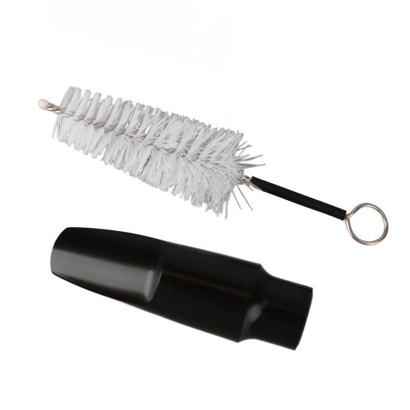 Saxophone Mouthpiece Plastic Soprano Treble Saxophone Whistle Brush Musical Instrument