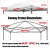 8x8 Canopy Replacement Top, Replacement Cover for 8x8 Pop Up