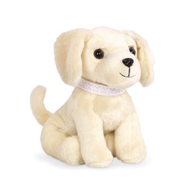 Our Generation Doll Accessories (46 cm) - Golden Retriever Cuddly Toy - Plush Dog - Toy for Children from 3 Years - Golden Retriever Puppy
