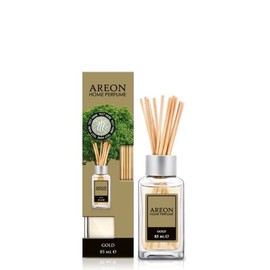 Areon Home Luxury Perfume Reed Diffuser + 10 Rattan Reeds, GOLD Scent