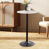 Pazidom Round Bar Table 40" Height Modern High Top Pub