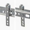 Gedotec Adjustable cupboard hanger, 200 kg, cabinet hanger, kitchen visible