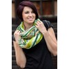 styleBREAKER loop tube scarf with stripes and paisley pattern 01018004,