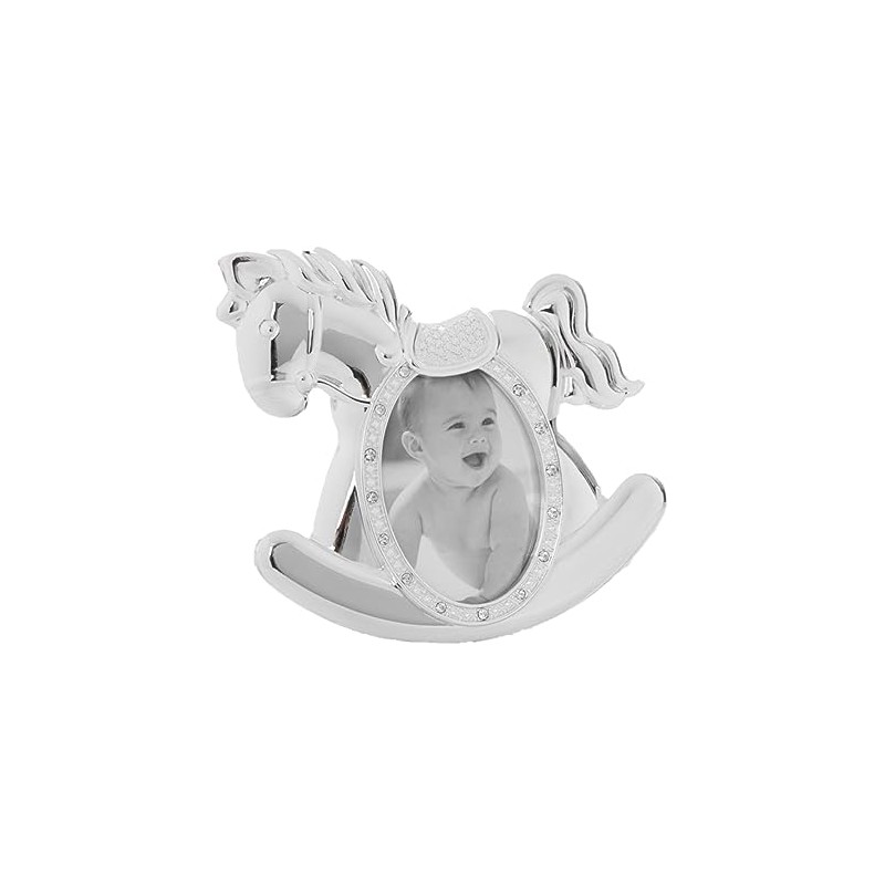Baby Rocking Horse Silver Photo Frame 3' x 2' 0242