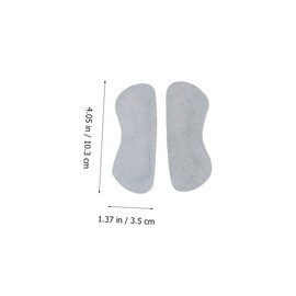 TOVINANNA 4pairs Supportive Foot Pad for Heel Heel Grips Blister Prevention Long Use Breathable Material Canvas Shoes