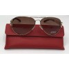 GUESS GU7255 Gld34 Women Brown/Gold Sunglasses