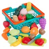 Battat – Play Food for Toddlers with Farmers Market Basket