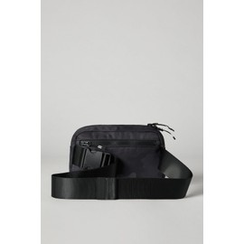 Fabletics The Big Belt Bag, Quick Dry, Zip Pockets, Hidden Pockets, Reflective, Black Tactical Camo, OS