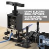 YehgoMade Adjustable Wire Stripper Machine Upgraded Drill-powered Stripper Automatically Strips