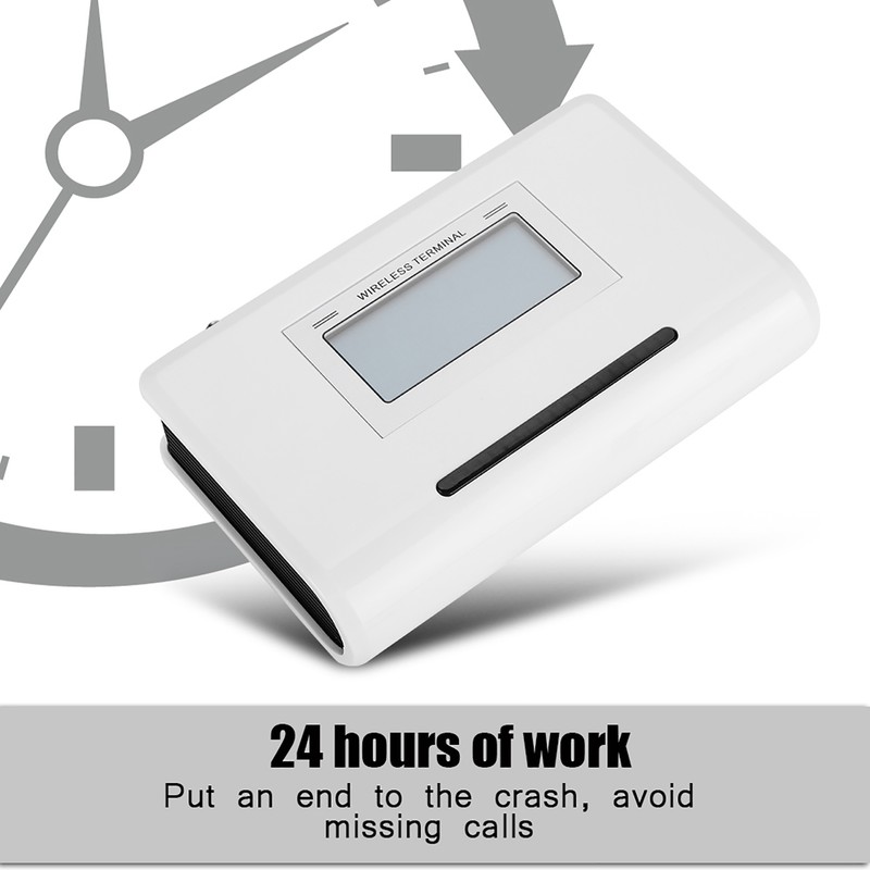 GSM Wireless Terminal Fixed Phone With LCD Connect Alarm