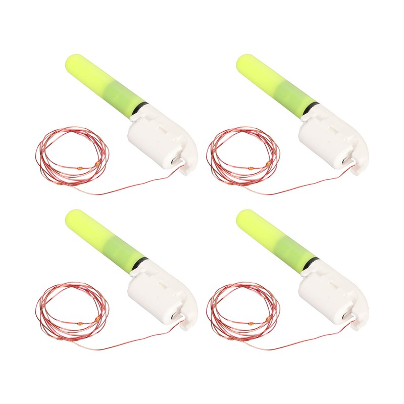 4 Pcs Fishing Glow Sticks Rod Tip LED Glow Sticks