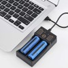 Ichiias USB Charger Liitokala Lii-202 USB Battery Charger for 18650/18490