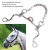 120mm Horse Mouth Snaffle with Chain Stainless Steel Horse Bit