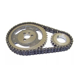 FITS  CHEVY SBC 283 305 307 327 350 5.7L  400 HD DOUBLE ROLLER TIMING CHAIN SET