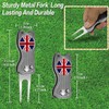 FINGER TEN Golf Divot Repair Tool Switchblade with Ball Marker