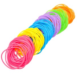 Shop ZoomBee 144 Pack Jelly Bracelets – Assorted Bright Neon Colors, Soft Stretchy Wristbands for Party Favors, Classroom Rewards, Carnival Prizes, Birthday Gift Bags, School Events