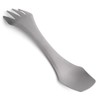 2-IN-1 Spork Titanium Spoon Fork Picnic Traveling Camping Tableware