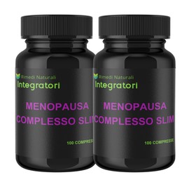 Menopausa Complesso Slim 200 Compresse - Peso Vampate Antiossidante Detox Benessere Mentale - Kudzu Trifoglio Rosso con Isoflavoni, Cimicifuga Moringa Agnocasto Dioscorea Verbena Salvia