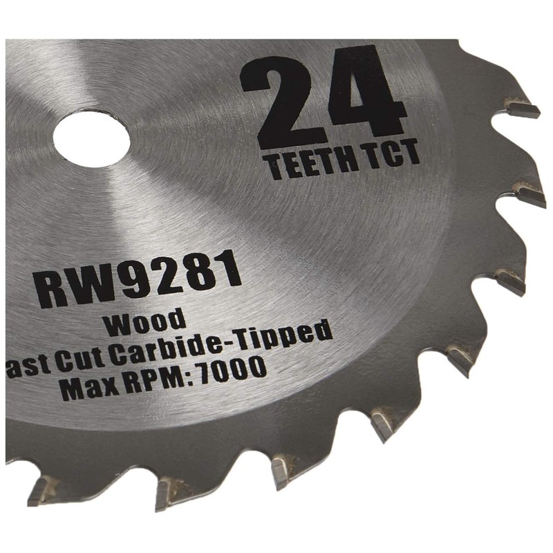 Rockwell RW9281 4 1/2-Inch 24T Carbide Tipped Compact Circular Saw