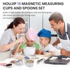 Magnetic Measuring Cups and Spoons Set-Heavy Duty 304 Stainless Steel，Double