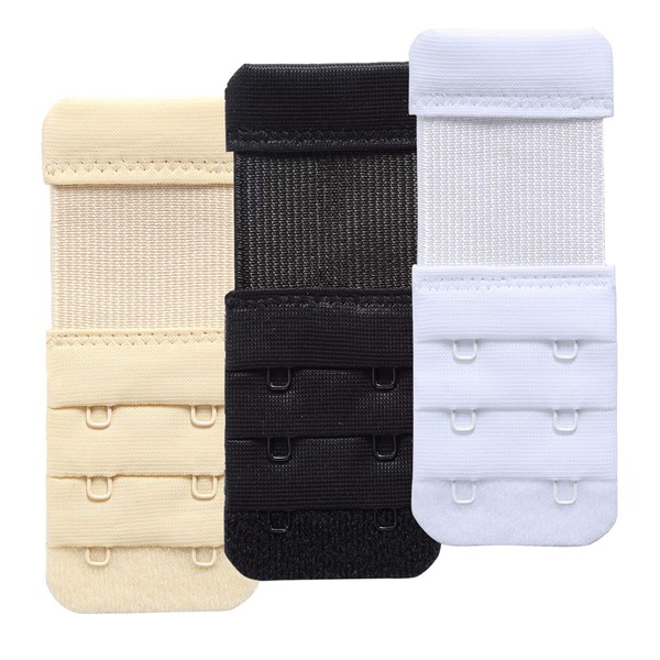AKAAYUKO Bra Extension Closure Bra Extender Strap Elastic Band Soft