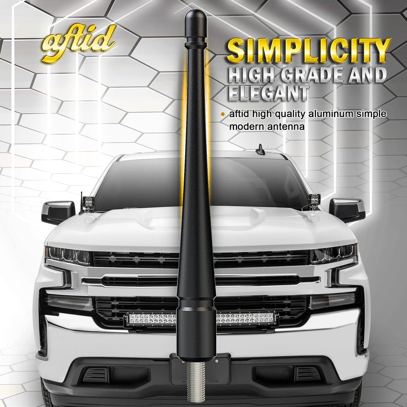 aftid Aluminum Short Antenna for 2019-2023 Titan / 2000-2015 Xterra