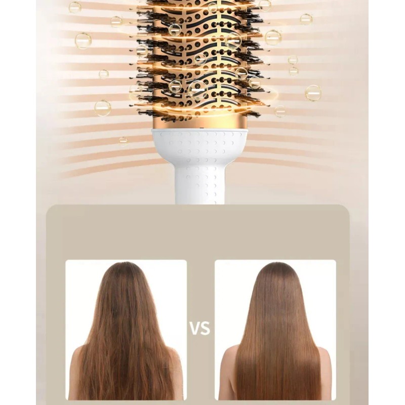 Cepillo Alaciador/rizador De Pelo 4 En 1 Secador De Pelo