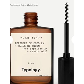 Typology Eyebrow & Eyelash Serum with 2% Pea Peptides + Castor Oil & Complimentary Sheet Masque