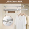 12" Valet Rod for Closet Pull Out, Adjustable Expandable Stainless