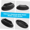 BESPORTBLE Plastic Bike Front Wheel Stabilizer Mounting Pad for Indoor