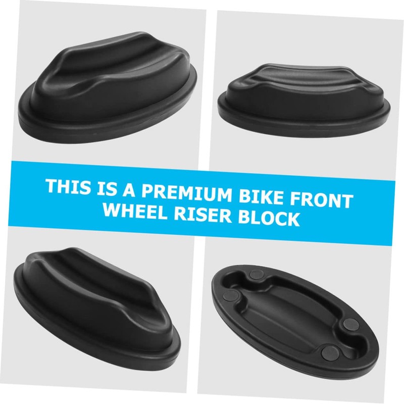BESPORTBLE Plastic Bike Front Wheel Stabilizer Mounting Pad for Indoor
