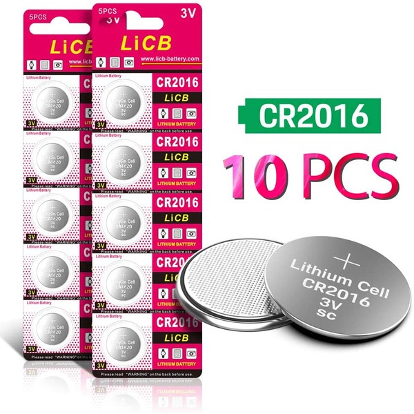 CR2016 3V Lithium Battery(10-Pack)
