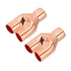 PATIKIL 1/2" x 1/2" x 1/2" ID Tee Tee Y