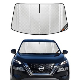 Pigenius Windshield Sun Shade for 2021-2025 Nissan Rogue. Full Front Window Sunshade Coverage