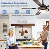 Depuley 42-Inch Ceiling Fan with Light: Walnut Ceiling Fans with