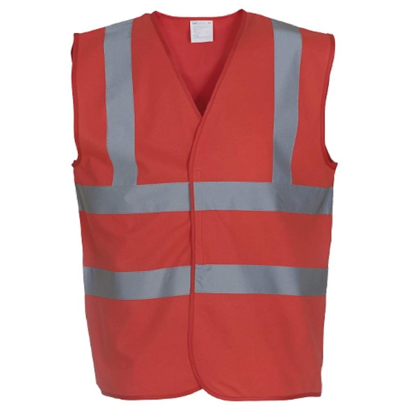 Yoko Men's Yk001/Hvw100 Hi Vis 2 Band and Braces Waistcoat