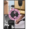 HUAKAYO Pink Cordless Drill Set 142 Pcs, 21V Pink Power