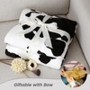 Cozy Bliss Cow Print Throw Blanket Non Shedding MilkyPlush™ Fleece