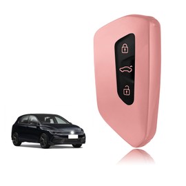 TOOMUME Key Case TPU Glossy Car Key Cover Fits VW Volkswagen Cupra Formentor Born Golf 8 Seat Leon MK4 Ibiza Ateca Skoda Kodiaq Fabia Enyaq Octavia