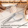 11PCS Circular Knitting Needles Set, 80CM Stainless Steel Yarn Knitting