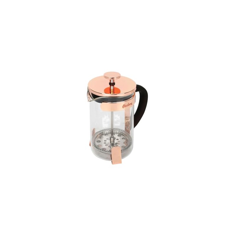 HUDSON French Press Coffee and Tea Maker, 6 cups, copper