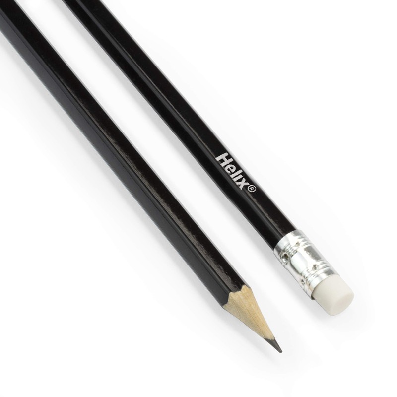 Helix Eraser Tip Graphite Hexagonal Pencils - HB - Pack