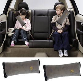 Furforstk Seat belt pads children 2 pieces belt protectors children car grey belt protector car adult thick padding belt pads car adults, belt pads car children - protection for the neck