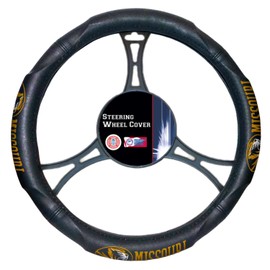 Missouri Tigers Steering Wheel Cover, 14.5"-15.5"
