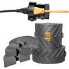 Plug-Tie Cord Safety Cover for Electrical Corded Lawn Equipment