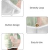 Toallas de microfibra para el cabello con botones para todos